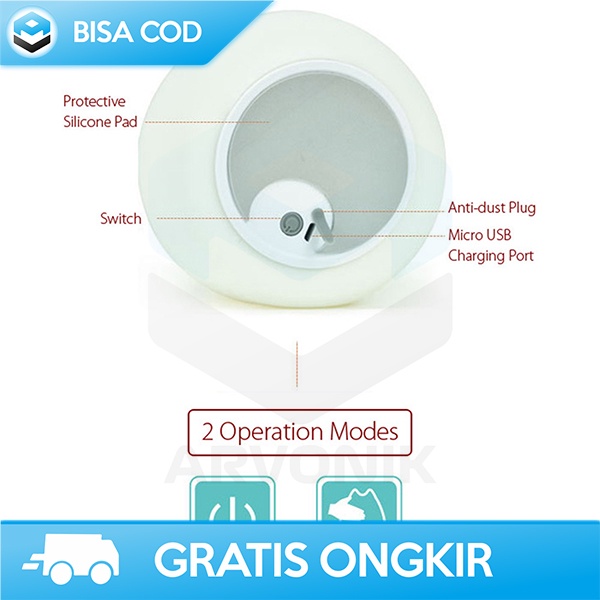 LAMPU HIAS LED DESAIN UNIK LAMPU MEJA RECHARGEABLE WARM WHTE 1200MAH