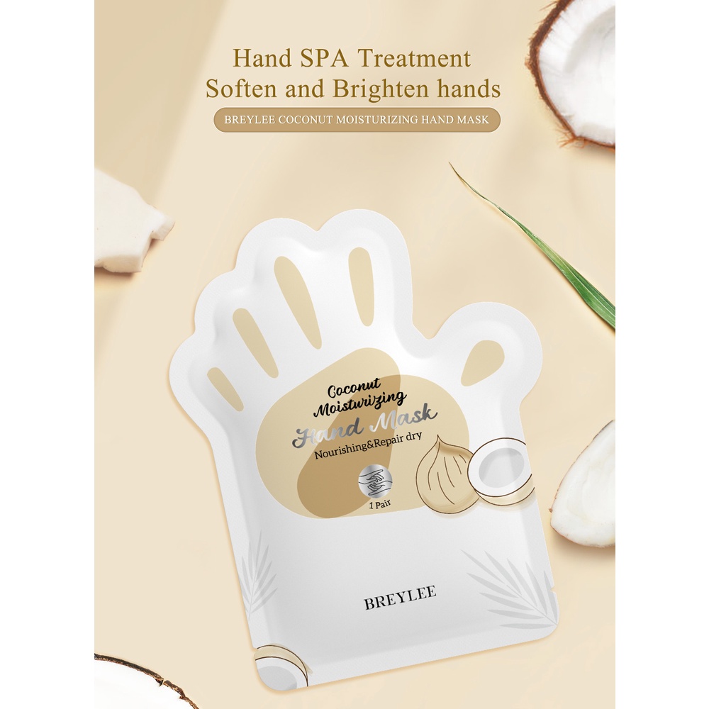 BREYLEE Masker Tangan Hand Mask Peeling Exfoliating Treatment Masker Tangan Breylee Moizturizing Hand Mask