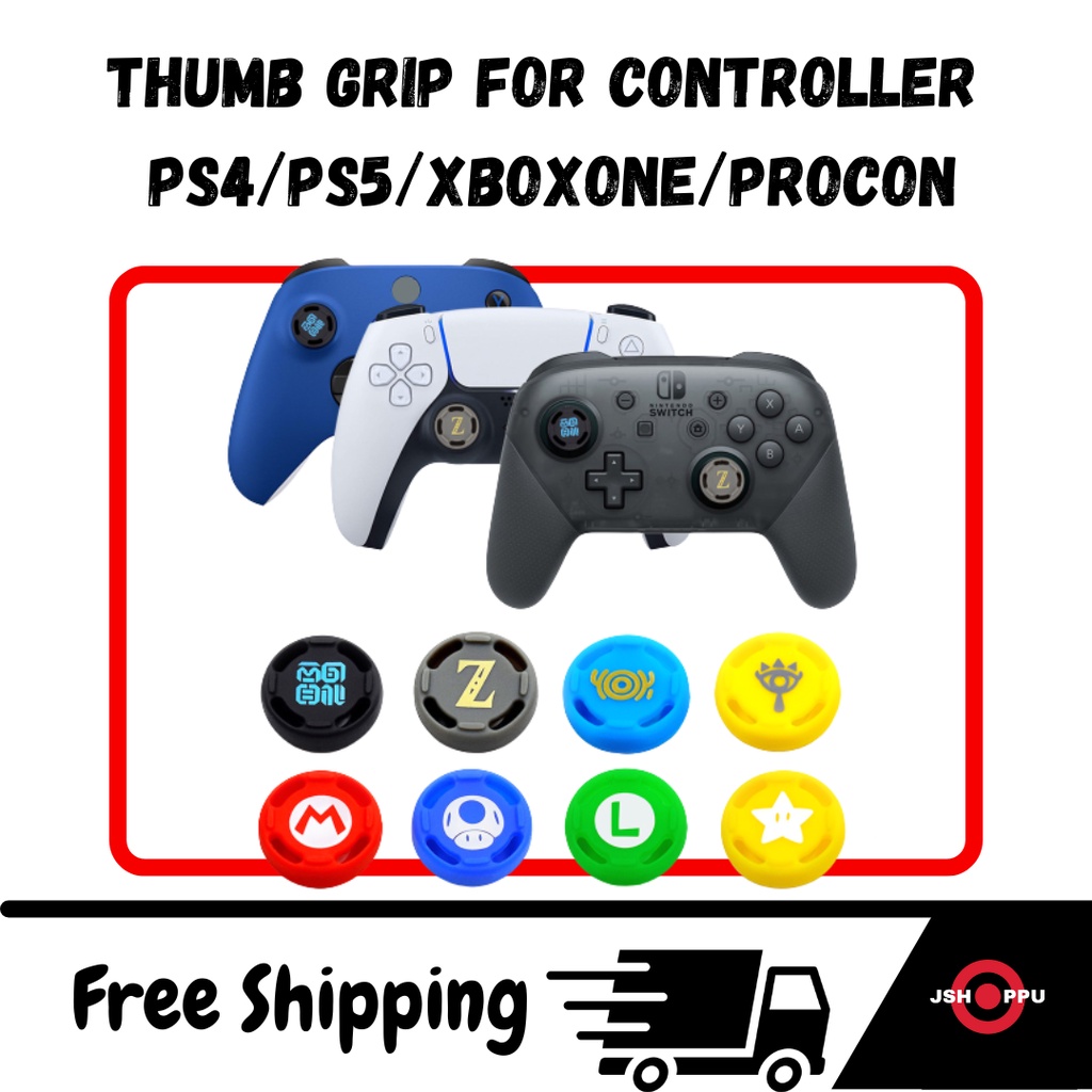 Thumbs Grip Anti Slip Karet Silikon Tombol Analog Thumb grip  Stik Joystick Playstation PS4 PS5 XBOX ONE NINTENDO PROCON Pro Controller Nintendo