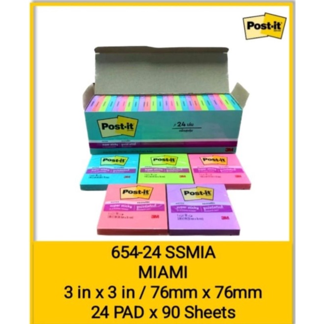 

post-it 654 3M SSMIA miami