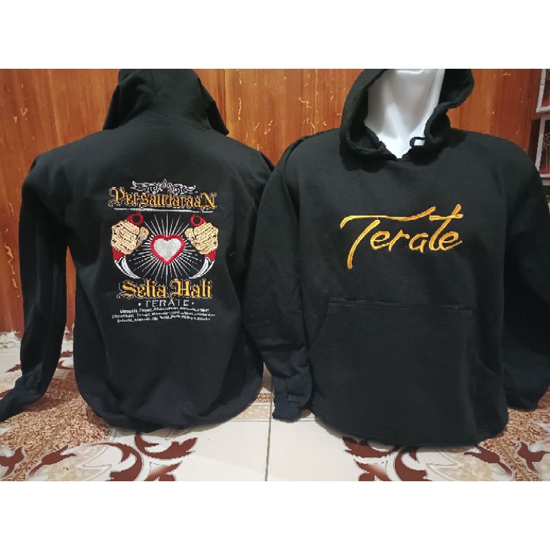 jaket hoodie psht bordir Terbaru 2023-HOODIE BORDIR TERATE - JAKET BLUSUK PSHT - JAKET TERATE - JAKE