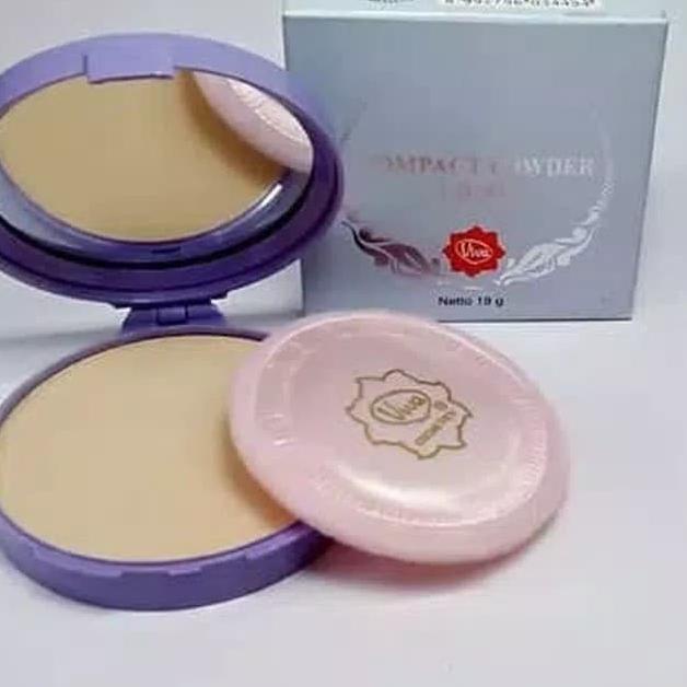 [PRODUK HLKU7] VIVA Cosmetics Compact Powder LILAC 19gr CZK