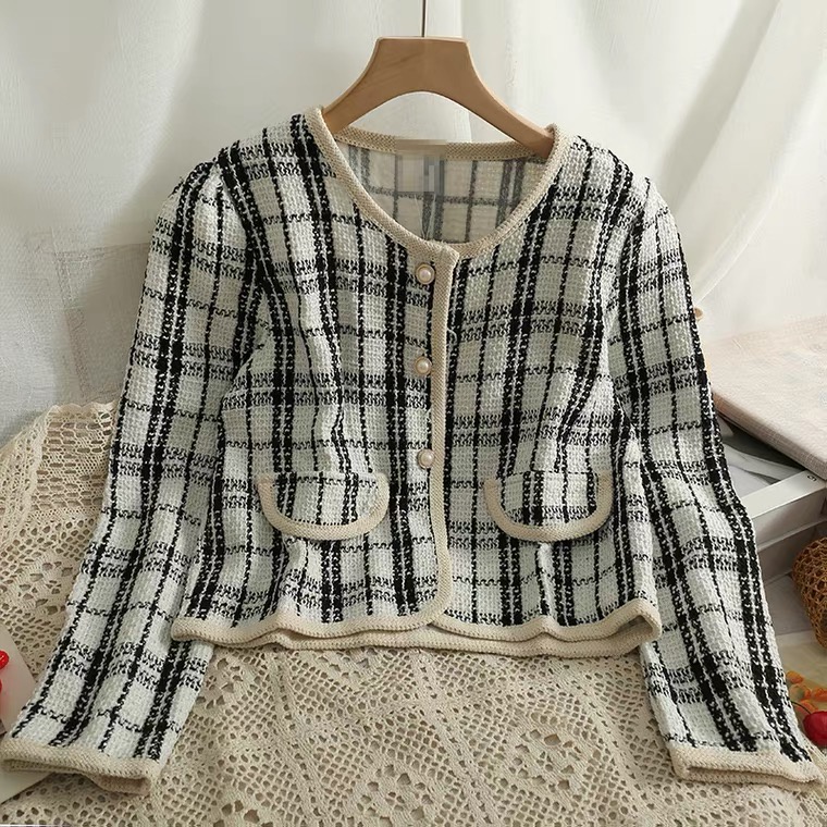 Jaket Wanita Terbaru Korean Style Jacket Lengan Panjang Outer Crop Import