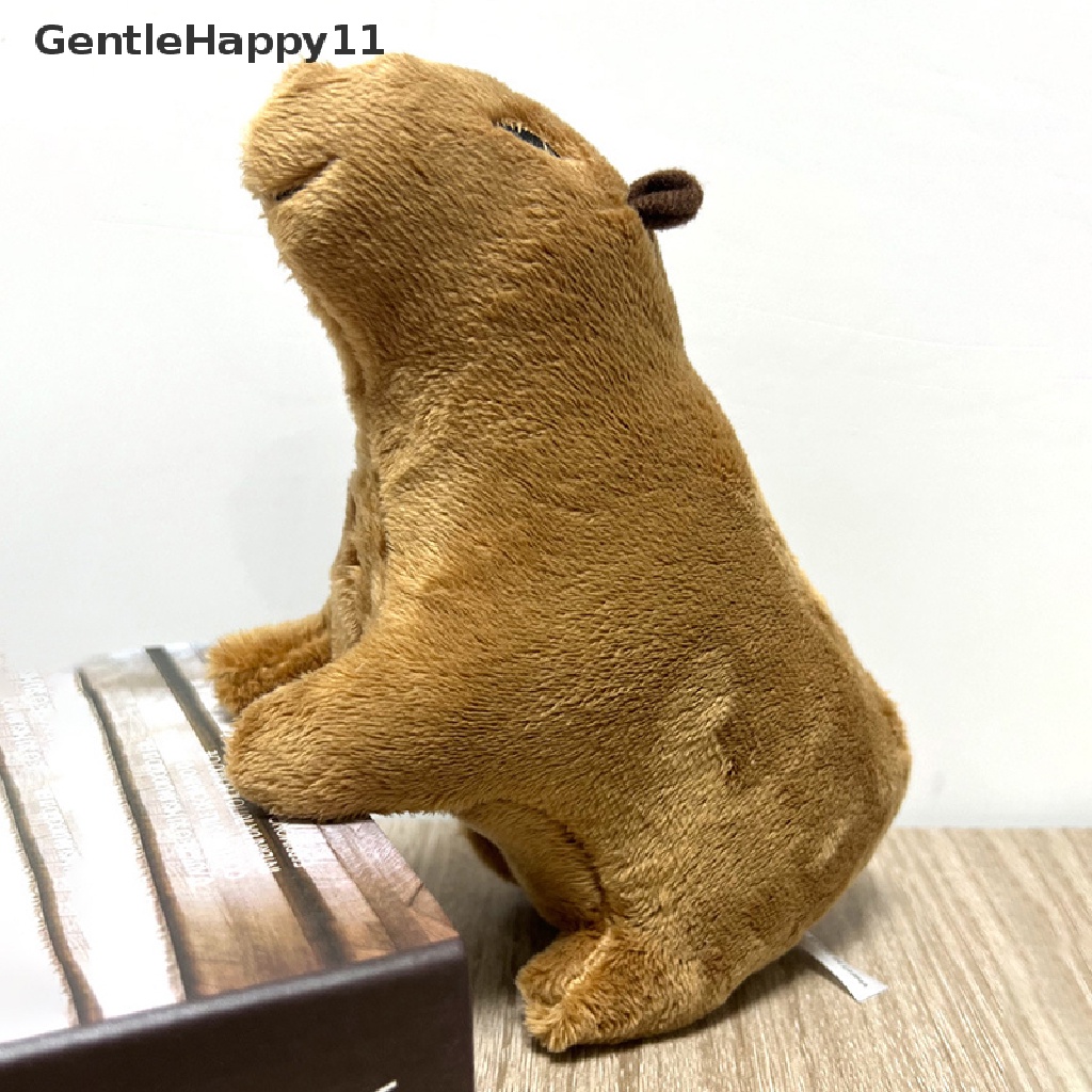 GentleHappy 18cm Simulation Fluffty Capybara Stuffed Animals Dolls Kids Toys Christmas Gift id