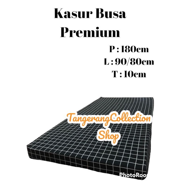 KASUR BUSA PREMIUM MURAH AWET ANTI KEMPES Ukuran single  180cm x 90cm x 10cm dan 180cm x 80cm x 10cm