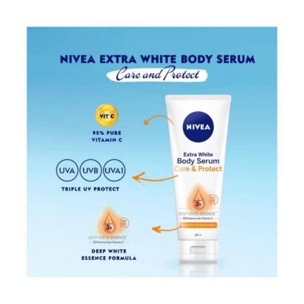 NIVEA EXTRA WHITE BODY SERUM 180ML