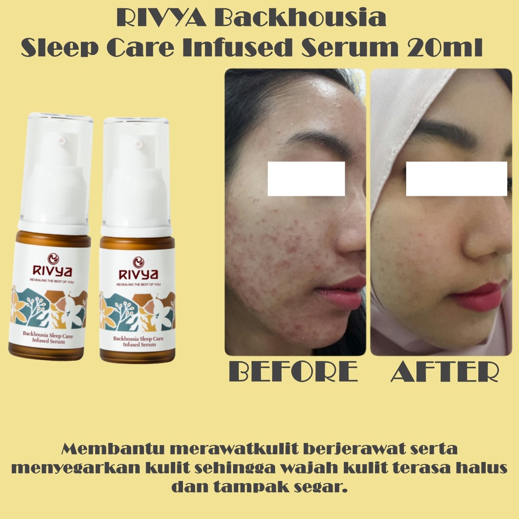 RIVYA Backhousia Sleep Care Infused Serum 20ml - Amaze_Kosmetik