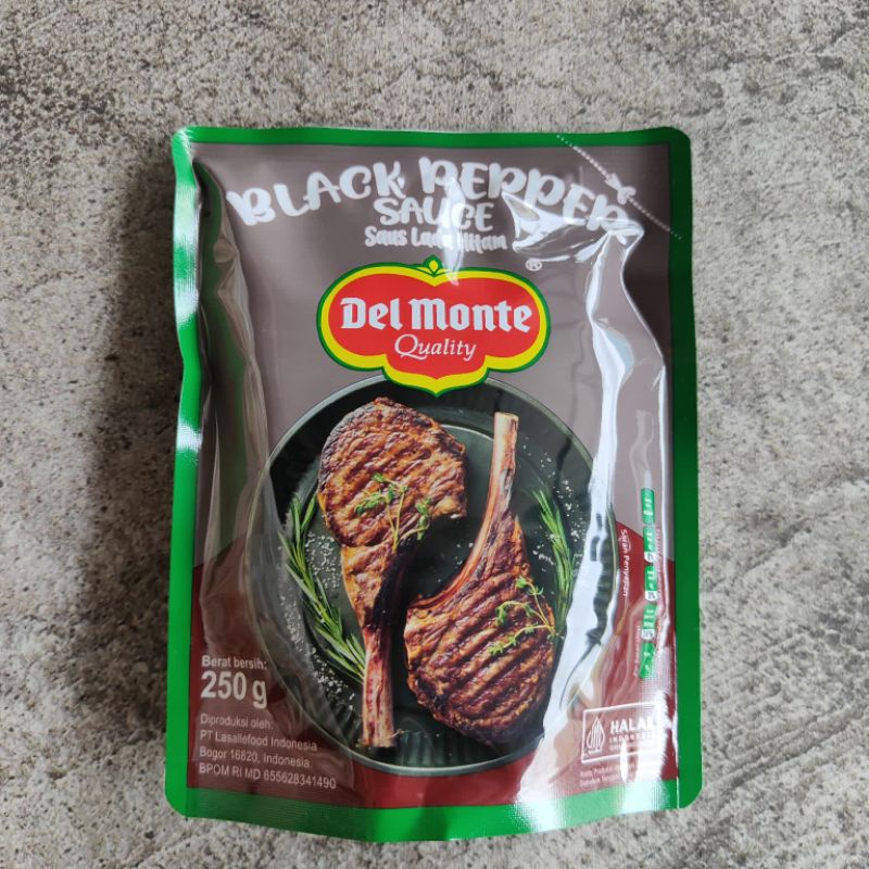 

DELMONTE BLACK PEPPER SAUCE 250gr