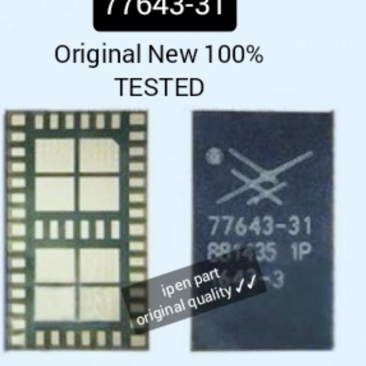 [JU80] IC RF 77643-31 Original New Tested 7764331 Pa Sinyal ✅NEW VARIANT❤️