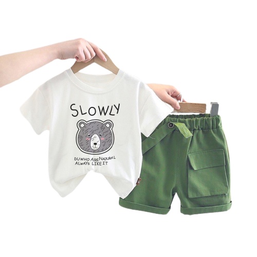 KALILA - SLOWLY BEAR Setelan Anak Laki Laki Umur 1 - 5 Tahun | Setelan Anak Cowok