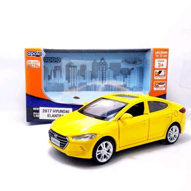 Apolo msz diecast Hyundai Elantra Kuning