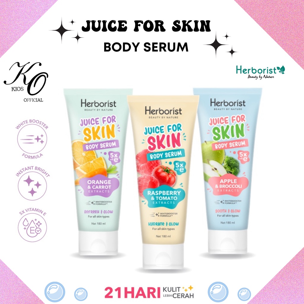 Herborist Juice For Skin Body Serum 180ml