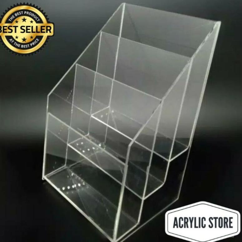 

TEMPAT BROSUR A5 3 SUSUN/AKRILIK TEMPAT BROSUR A5 TERLARISS...,,,,,