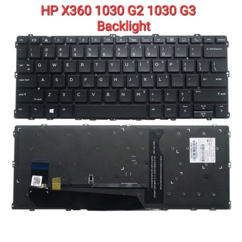KEYBOARD HP ELITEBOOK X360 1030 G2 1030 G3 BACKLIGHT