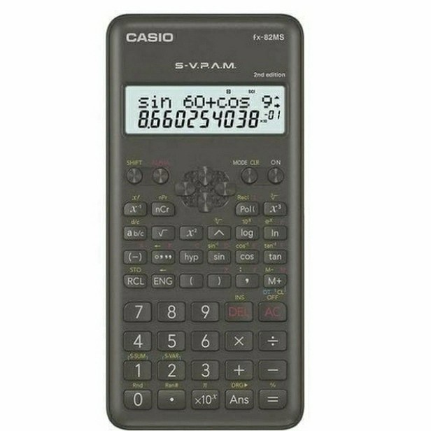 

CALCULATOR CASIO FX82MS SCIENTIFIC KALCULATOR FX82MS 2ND #ORIGINAL