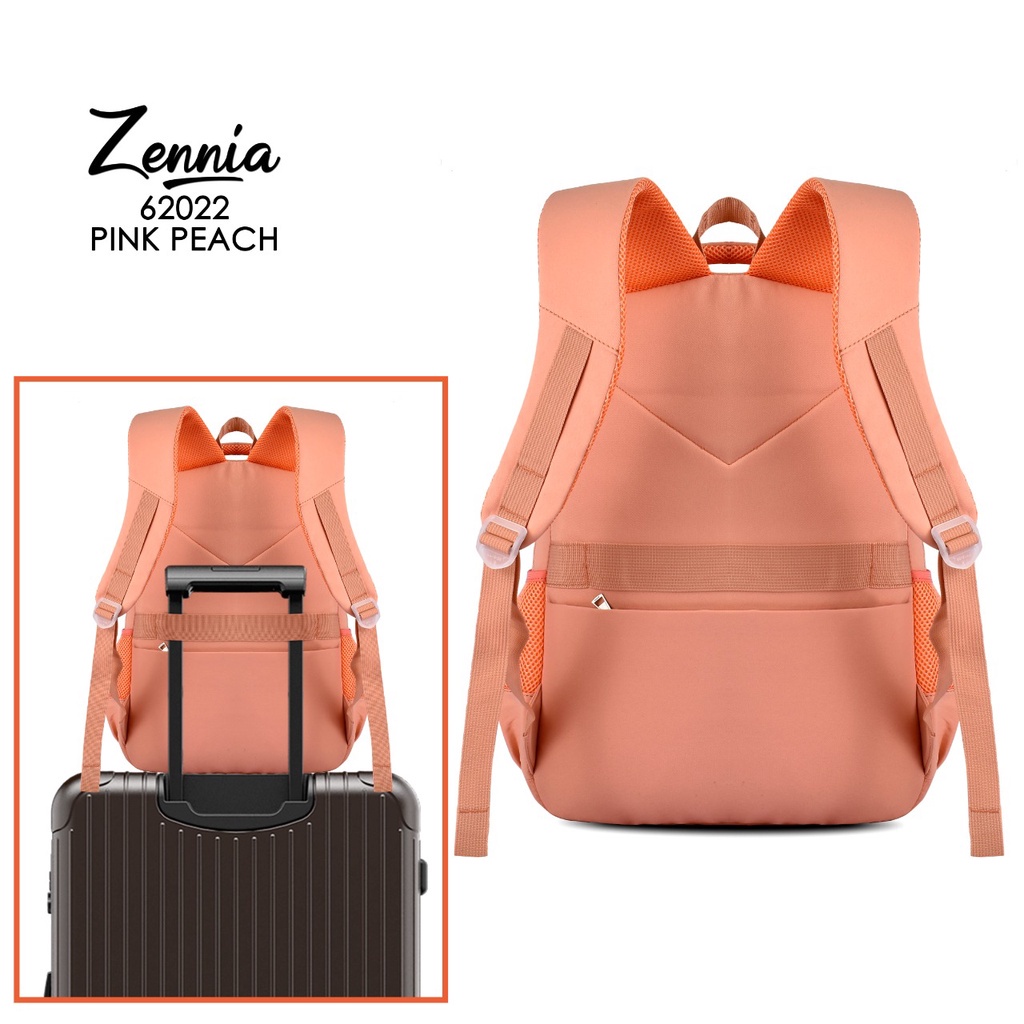 Tas Zennia 62022 Tas Ransel Sekolah Wanita Tas Korea Fashion