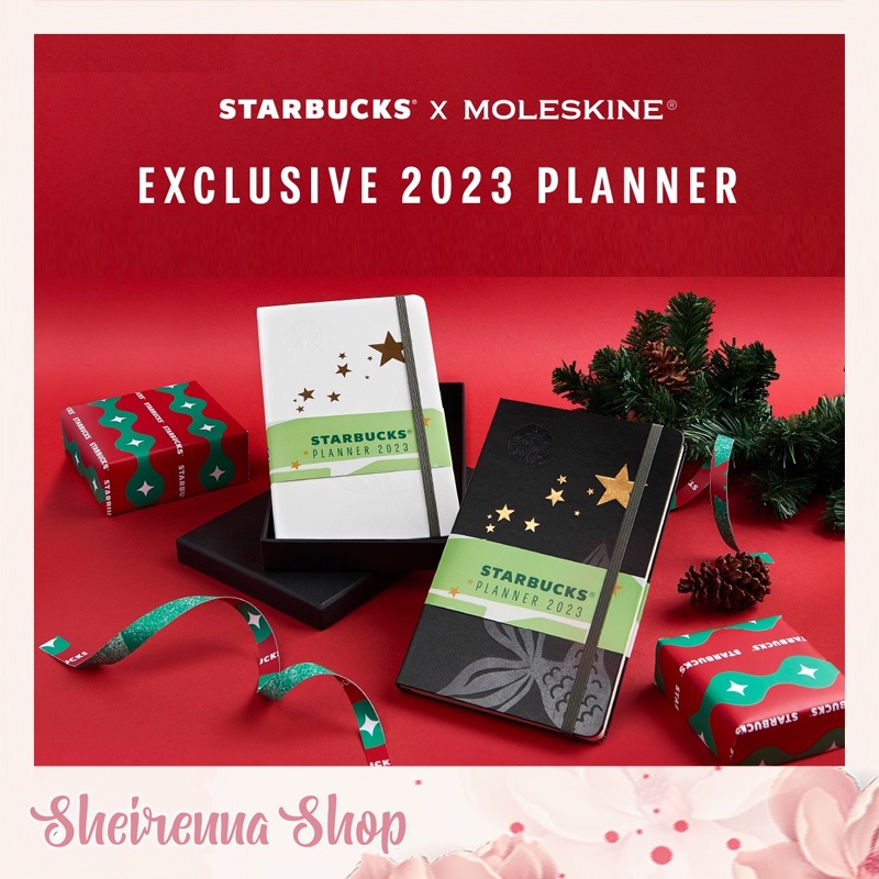 

[FREE POUCH] Starbucks X Moleskine Planner 2023 || Limited Produk
