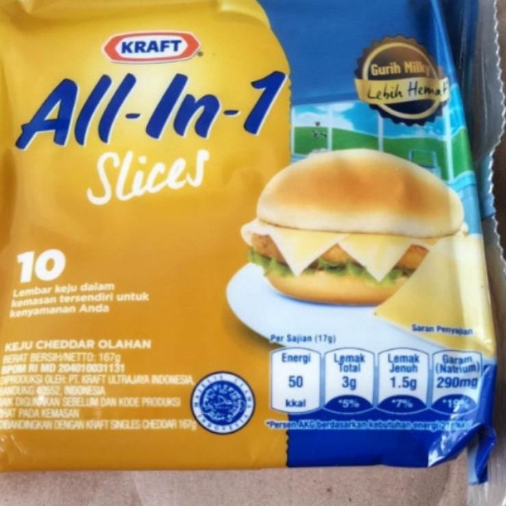 

SALE TERBAIK keju slice all in one murah isi 10