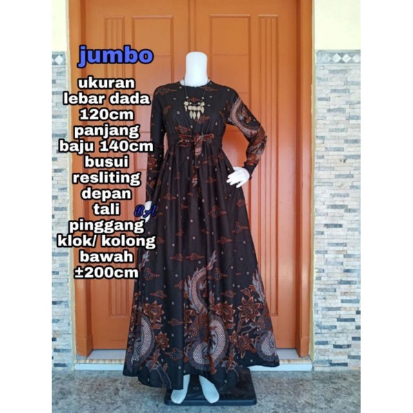 Batik Couple keluarga sania ruffle ori ndoro jowi dnt motif naga.meong M.L.XL.XXL.TERMURAH SHOPEE