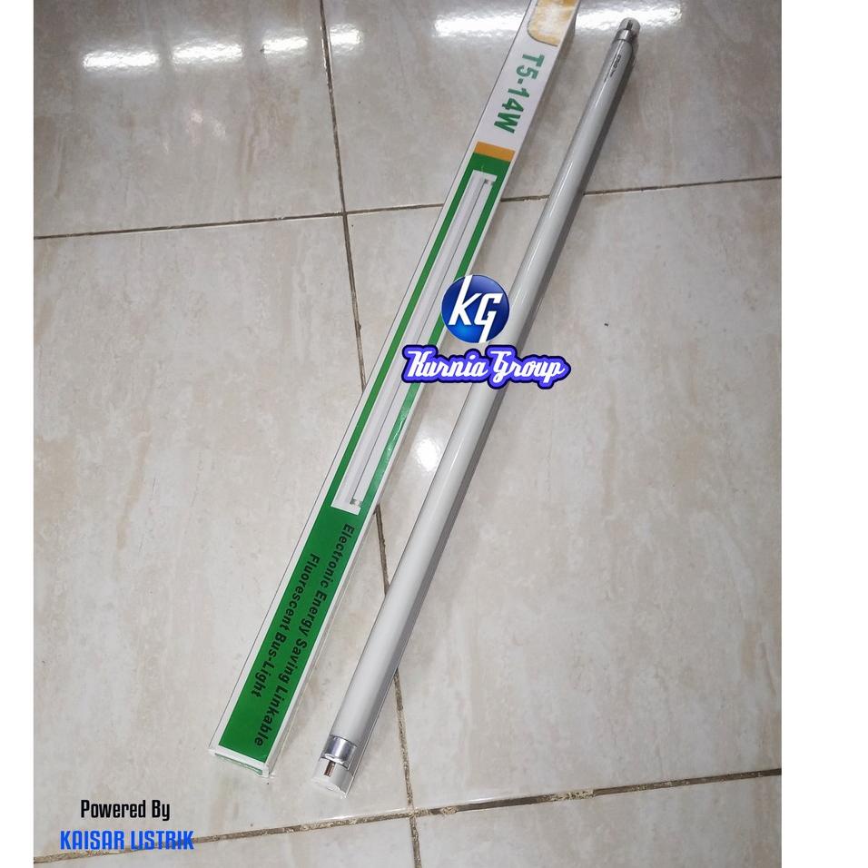 "TJ.22De22ᶠ" Lampu Neon T5 8watt 57cm PUTIH LED Satu Set Neon Etalase Cafe Rumah Makan Isi ulang gal