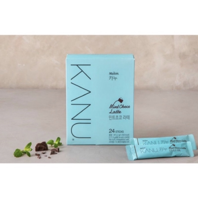 Kanu Maxim Mint Choco Latte isi 24 sticks BPOM