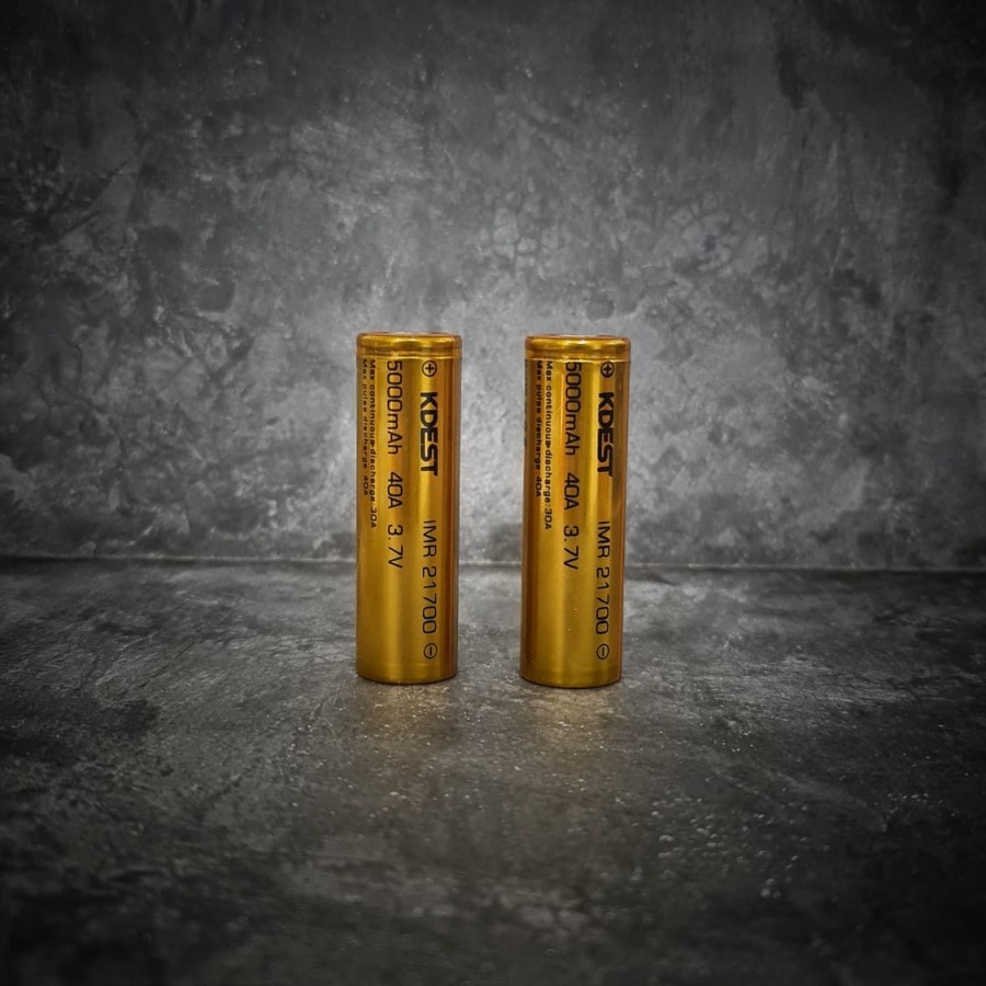 Authentic Kdest IMR 21700 5000Mah 40A Flat Top Battery