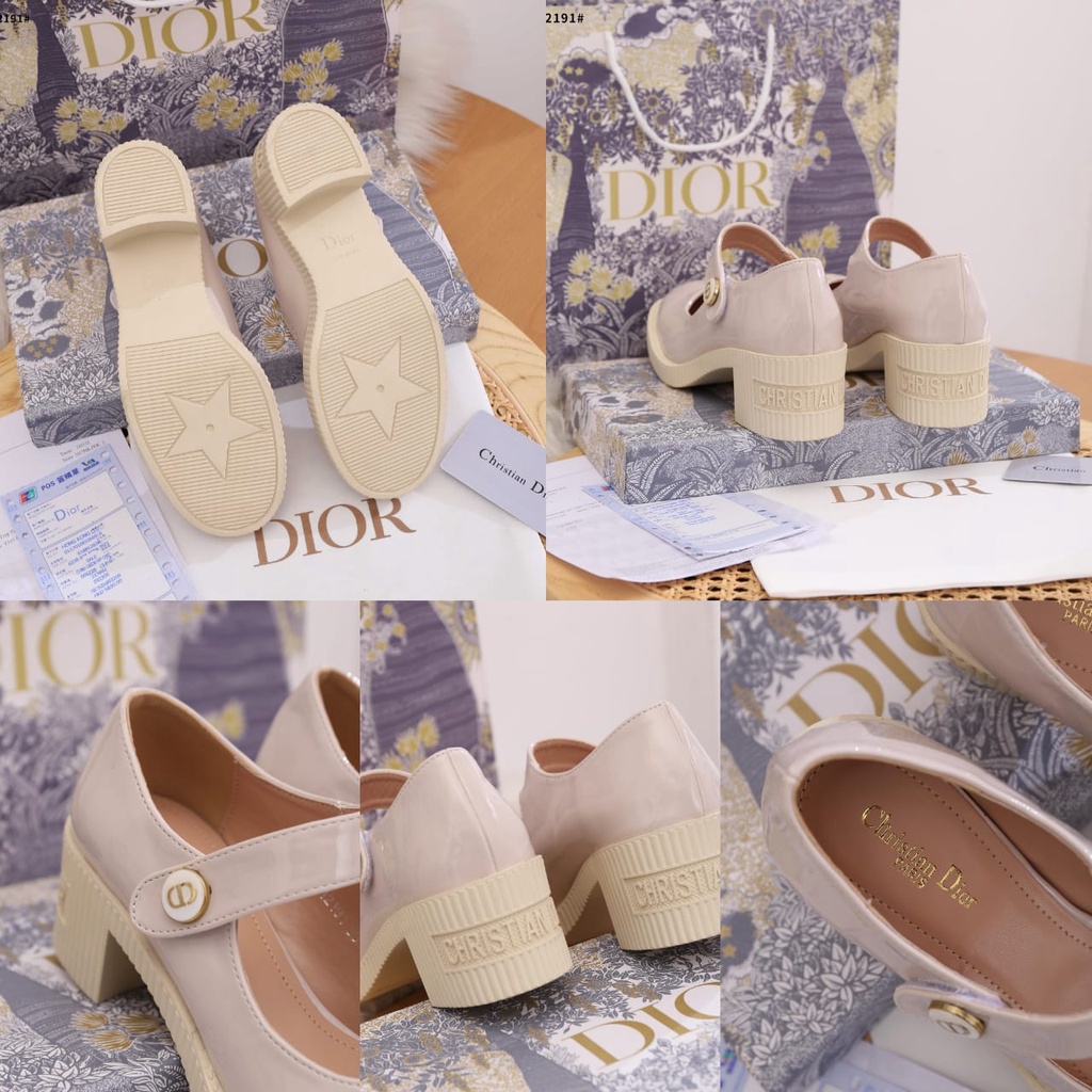 D D-Doll Pump Patent Leather With Logo Shoes C12191