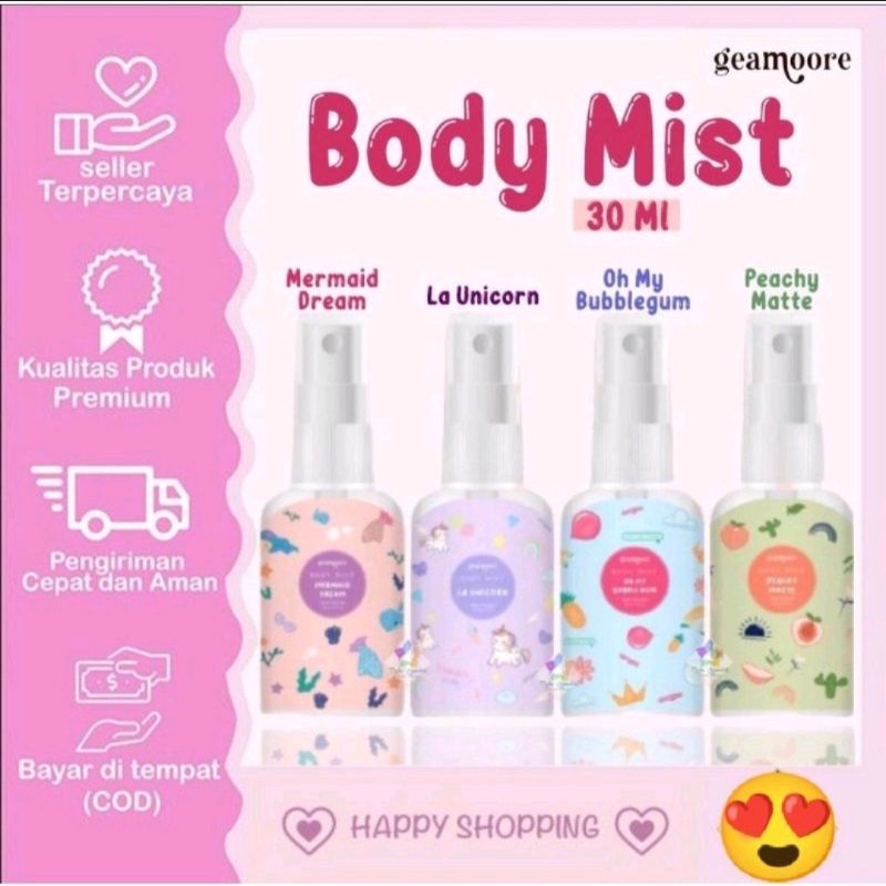 CHINGU BY KIYOWO BODY MIST DESERT DERIES 60ML GEAMOORE 30ML