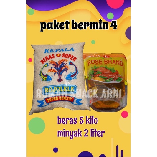 

PAKETBERMIN 4 /SEMBAKOMURAH/BERASMURAH/MINYAKMURAH