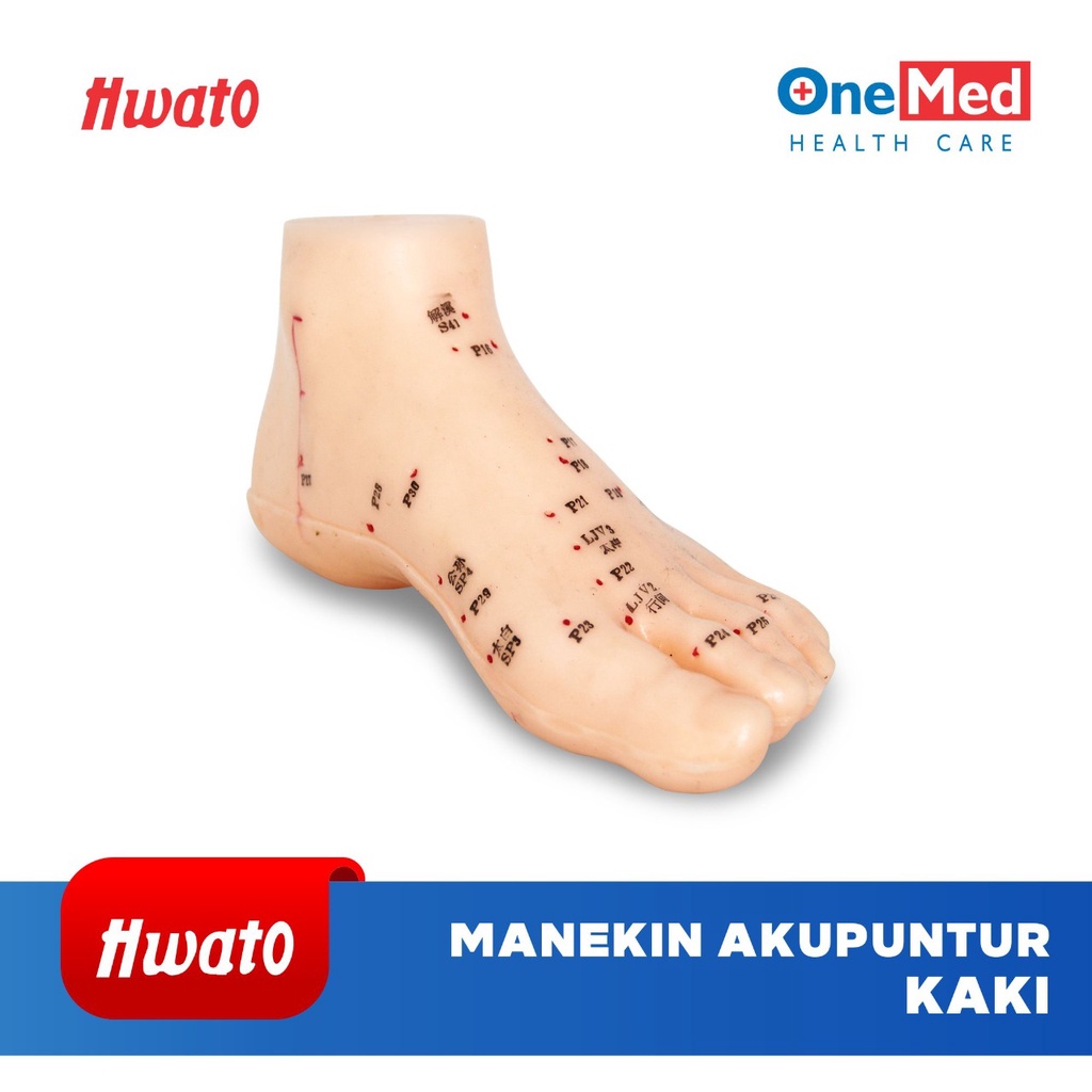 Manekin Patung Akupuntur Acupuncture Kaki Onemed Hwato