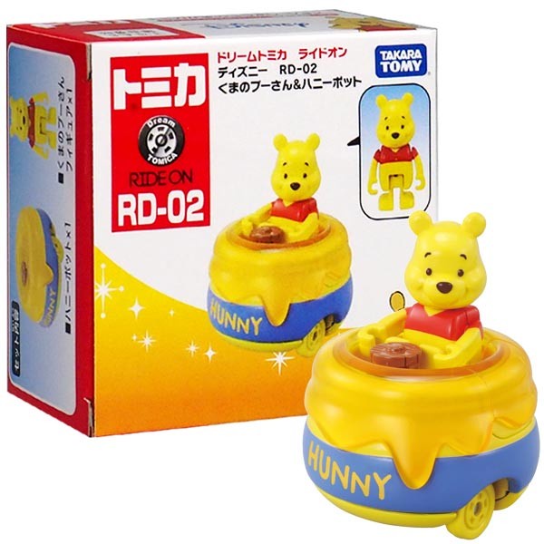 Tomica Dream Ride On Disney RD-02 Winnie the Pooh & Honeypot