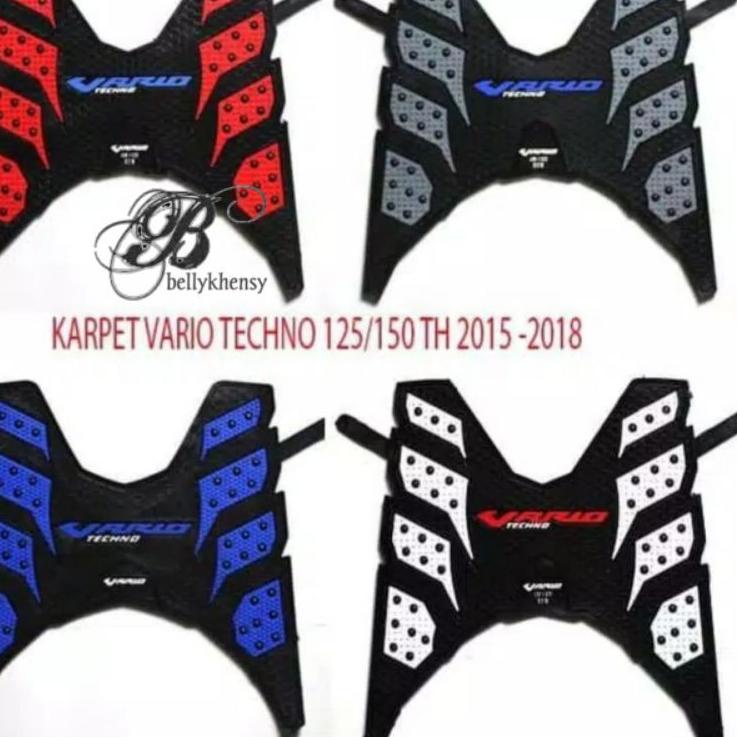 Importir karpet karet honda vario 125 techno tahun 2013-2018 atau pijakan alas kaki motor vario 2013