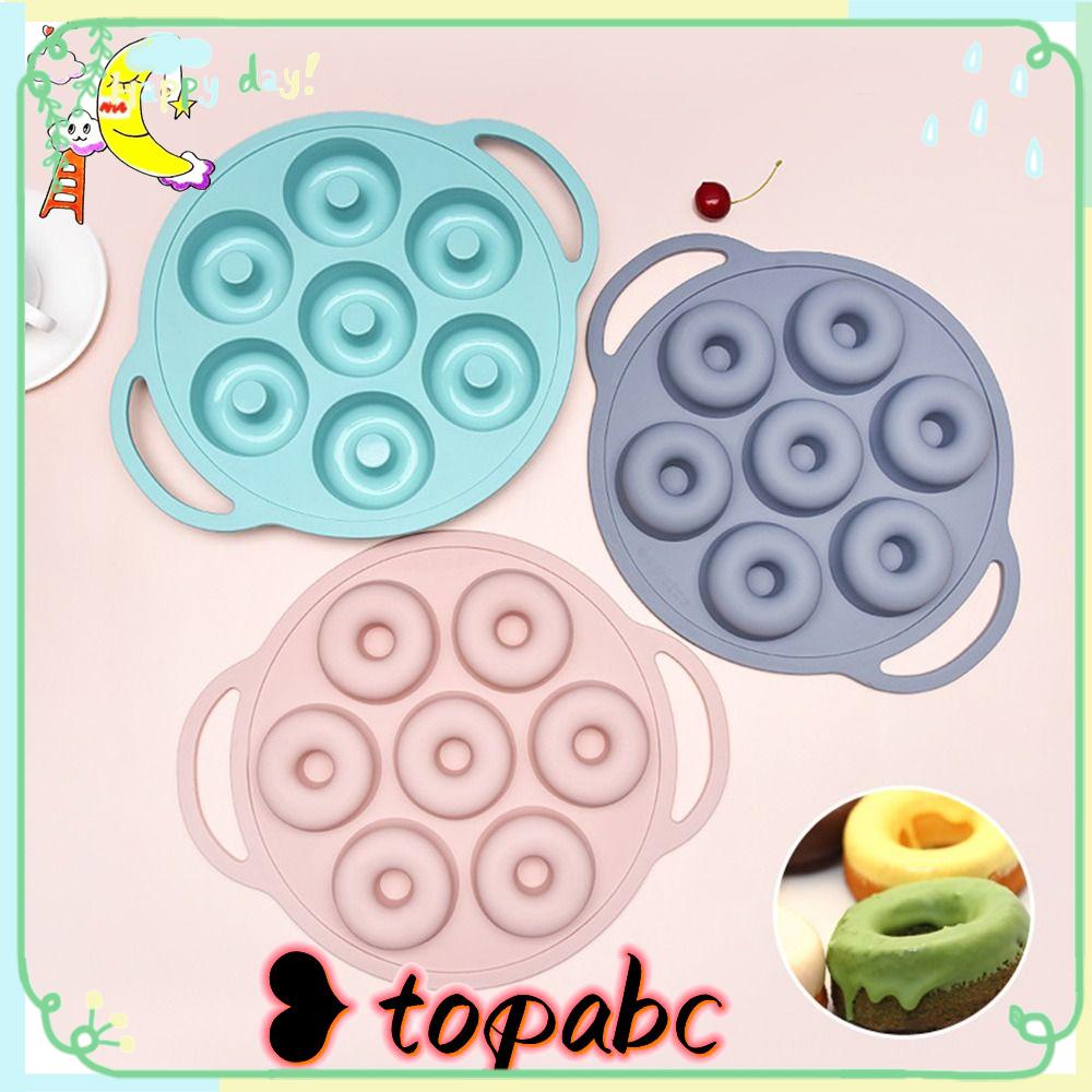 Top 3D Bentuk Donat Alat Dekorasi Kue Jelly Dome Muffin Cup Coklat Loyang Kue Baking Pan