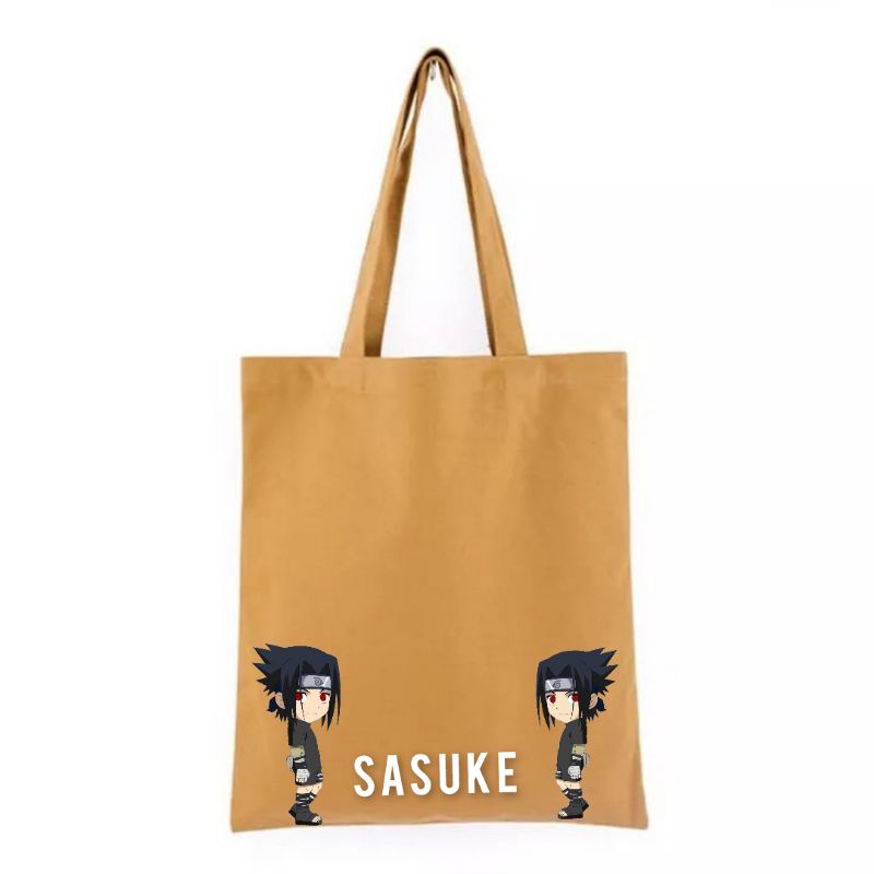 TOTEBAG SASUKE PRIA WANITA TERLARIS SEMI CANVAS KEREN