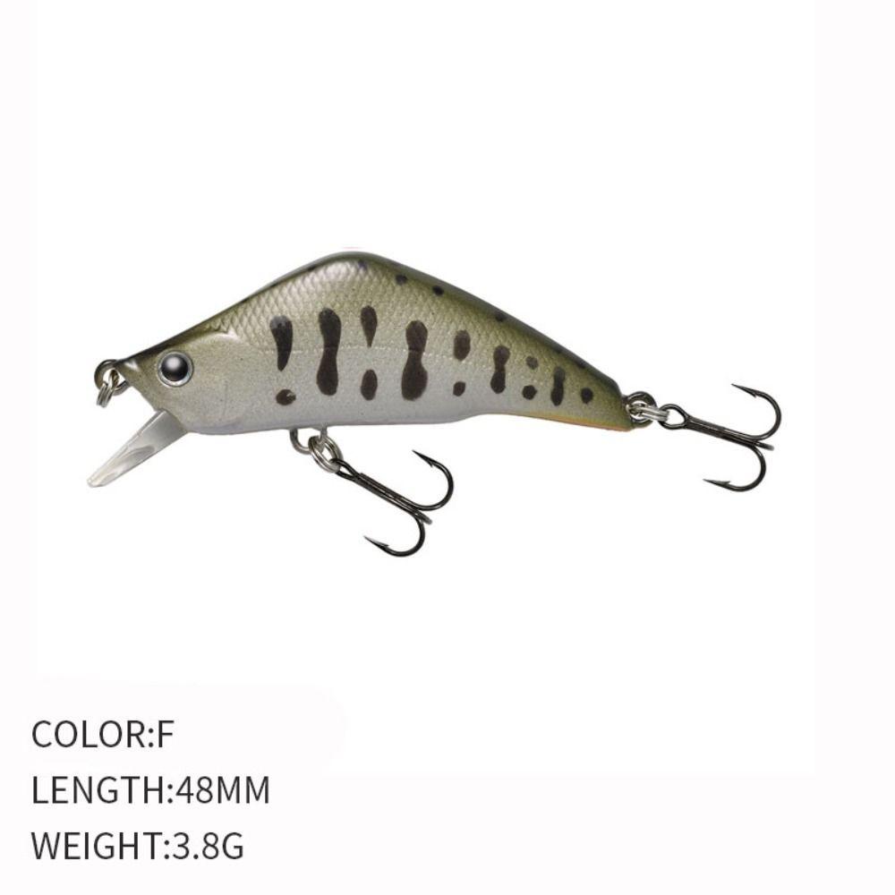 Top 2pcs Umpan Tenggelam 48mm/3.8g Crankbaits Umpan Ikan Kecil Yang Bermanfaat