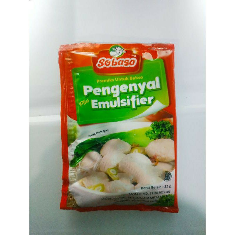 

Sobaso Pengenyal Plus Emulsifier 32 Gram ( isi 10 bks )