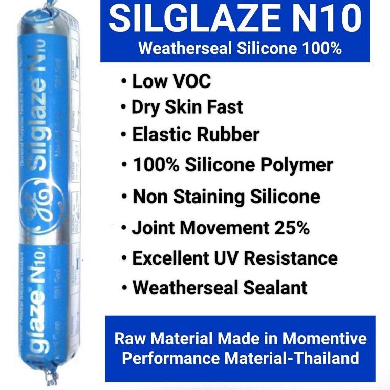 ㊔Q Lem Sosis Silglaze N10 GE Silicone Weatherseal Sealant NEW 2597 ✦