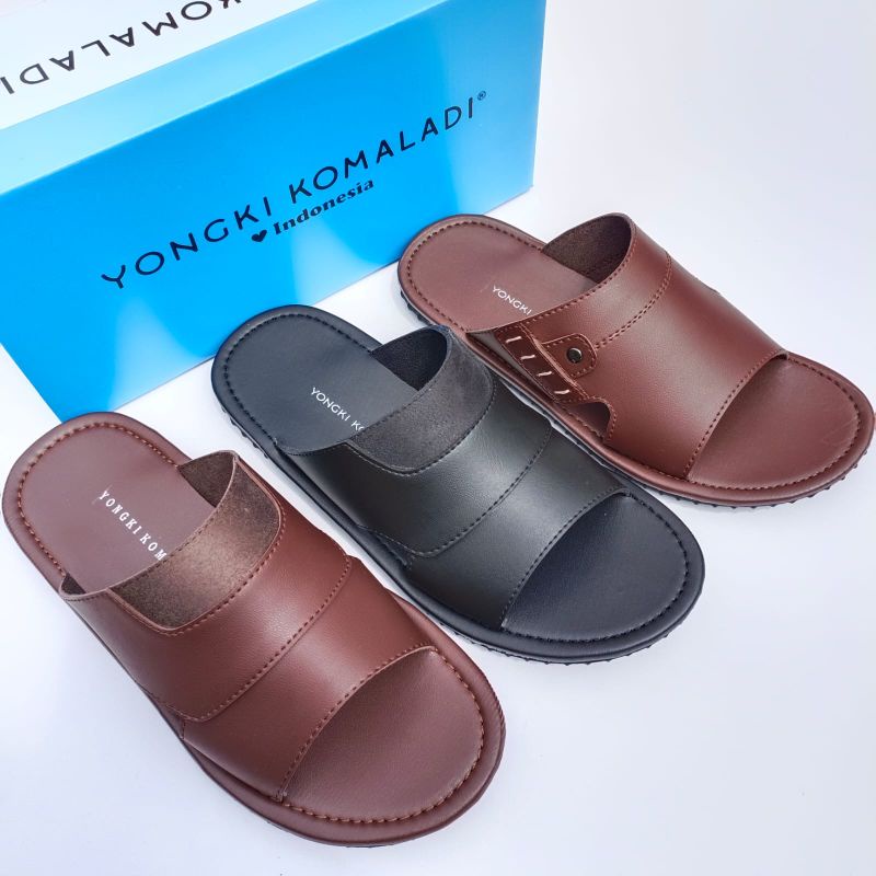 BISA COD!!! SENDAL YONGKI KOMALADI PRIA.SANDAL CASUAL MURAH