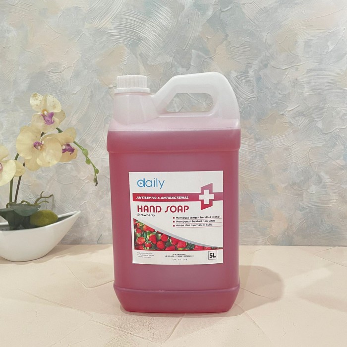 SABUN CUCI TANGAN DAILY HAND SOAP ANTISEPTIC &amp; ANTIBAKTERI 5 LITER