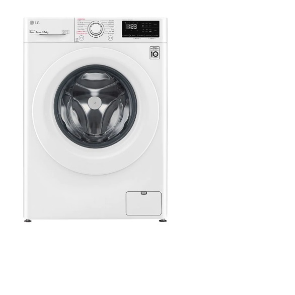 LG FV1285S5WS Mesin Cuci 8.5kg, Front Loading AI DD™