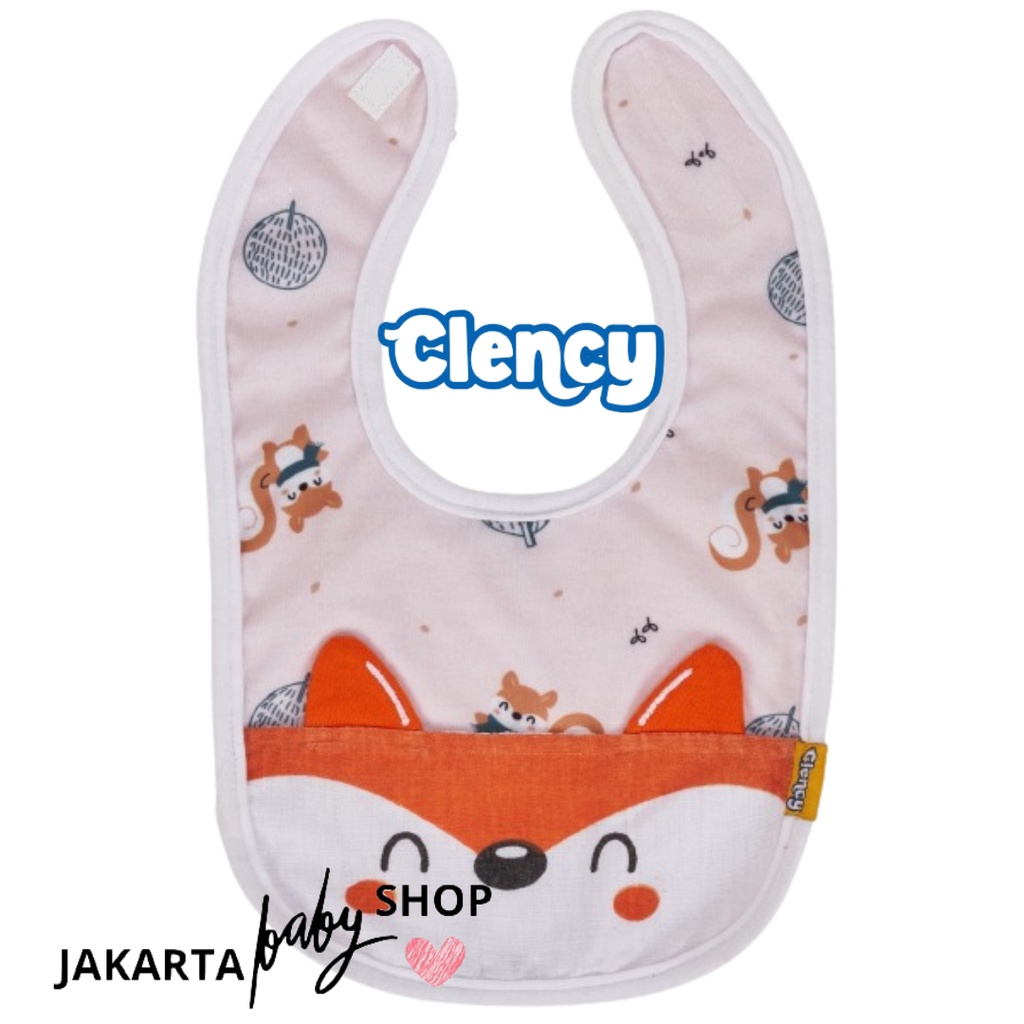 SLUBBER / SLABBER / ADAY / CELEMEK MAKAN BAYI SAKU PRINT CLENCY CLS504456