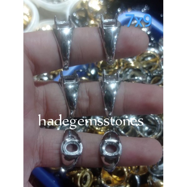 ring emban titanium super kualitas dim 9x7 model gigi