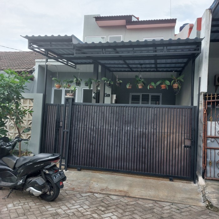 Jual Pagar besi holow besi expanda hitam minimalis | Shopee Indonesia