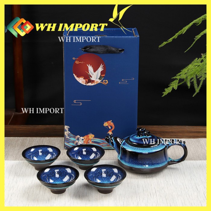 Peralatan Minum Chinese Tea Porcelain Tea Pot Set Kungfu Tea Set High Quality Tea Set