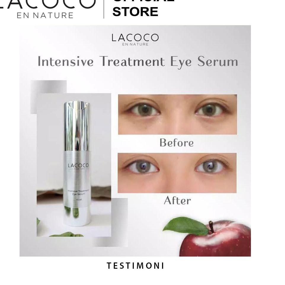 Dijual--LACOCO Intensive Treatment Eye Serum Original - Pencerah Kelopak Mata - Menghilangkan Mata P