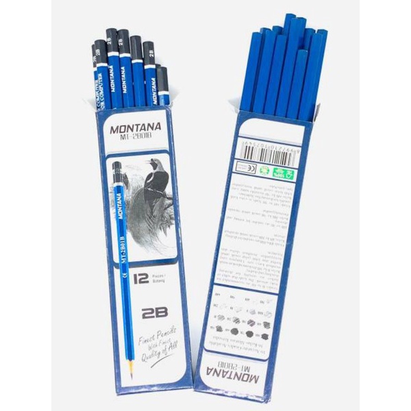 

Pensil Montana 2B MT-2B01B Satu Lusin