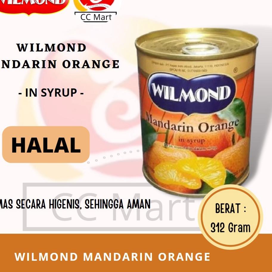

9.9 sale Wilmond Mandarin Orange / Jeruk Mandarin Sirup / Canned Fruit Can 312 gr