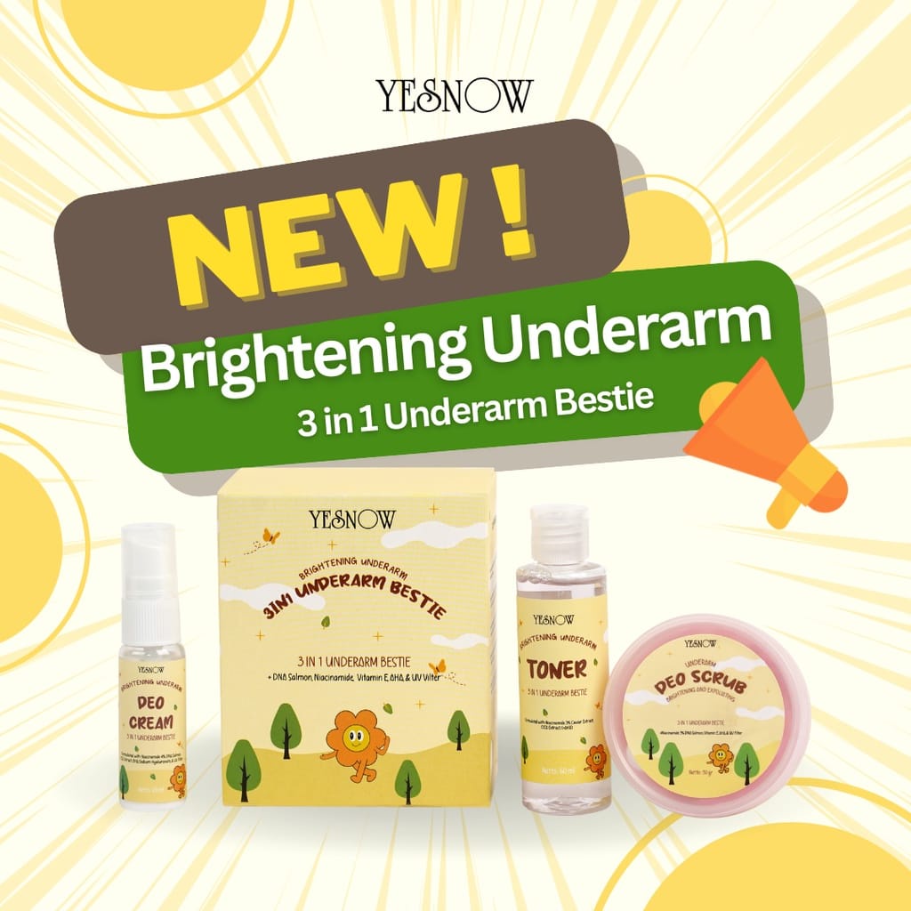 YESNOW 3 IN 1 BRIGHTENING UNDERARM