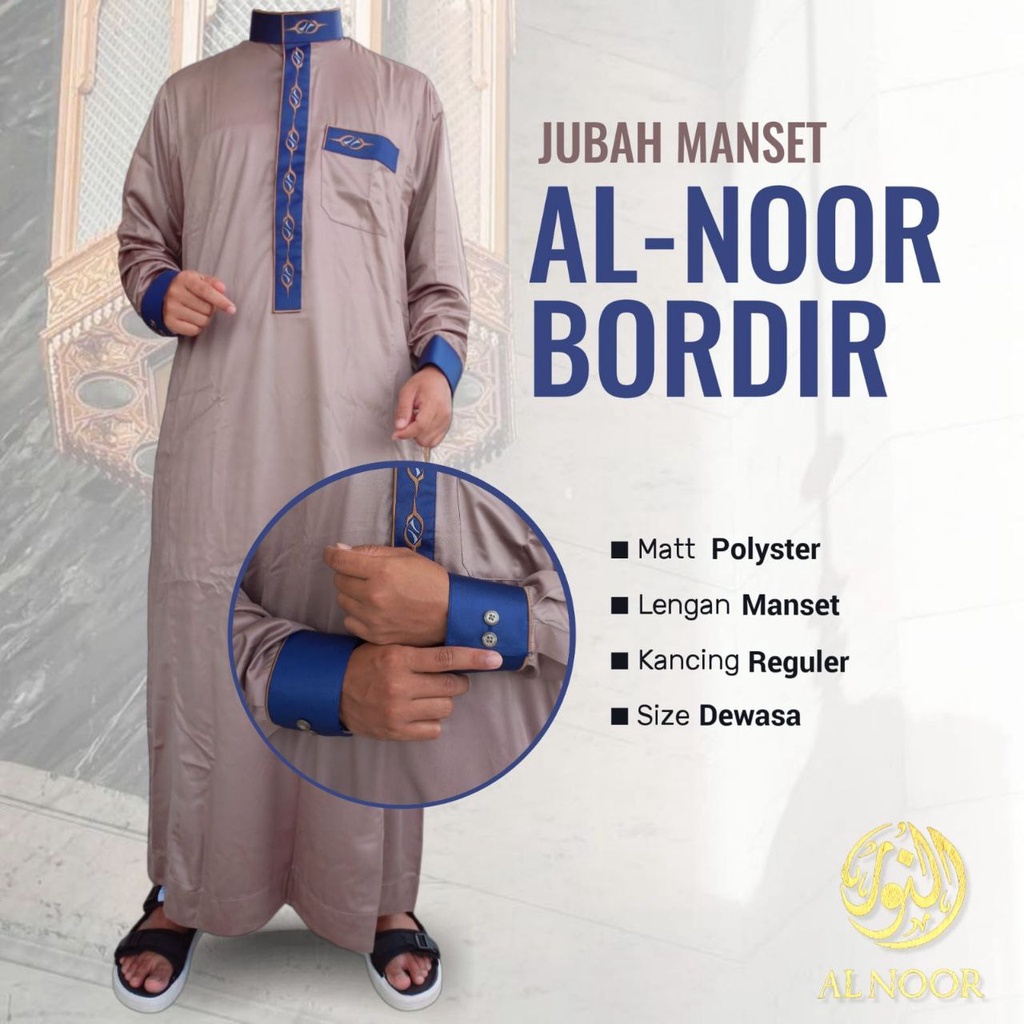 Jubah Bordir Al noor