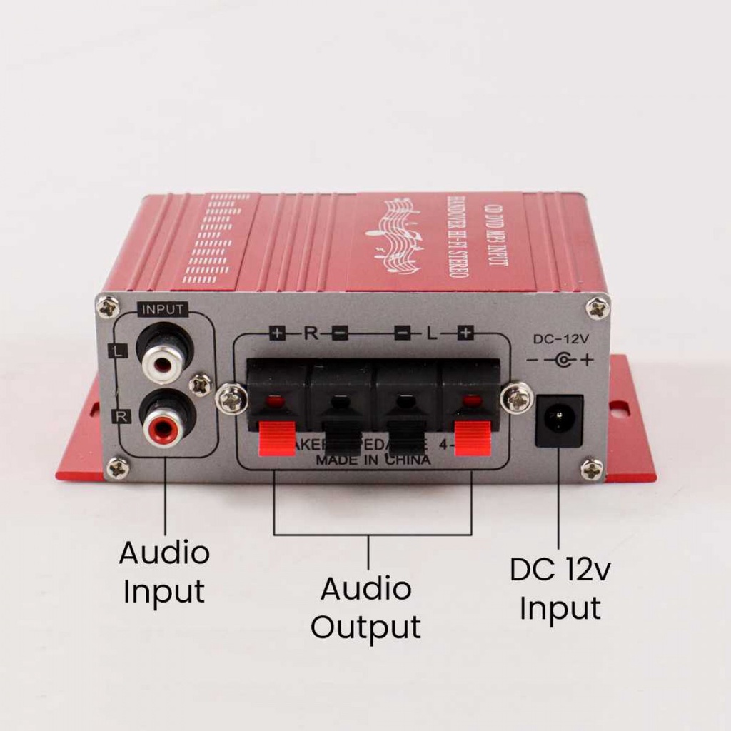 Power Amplifier HIFI Stereo Speaker 2 channel Taffstudio 20W
